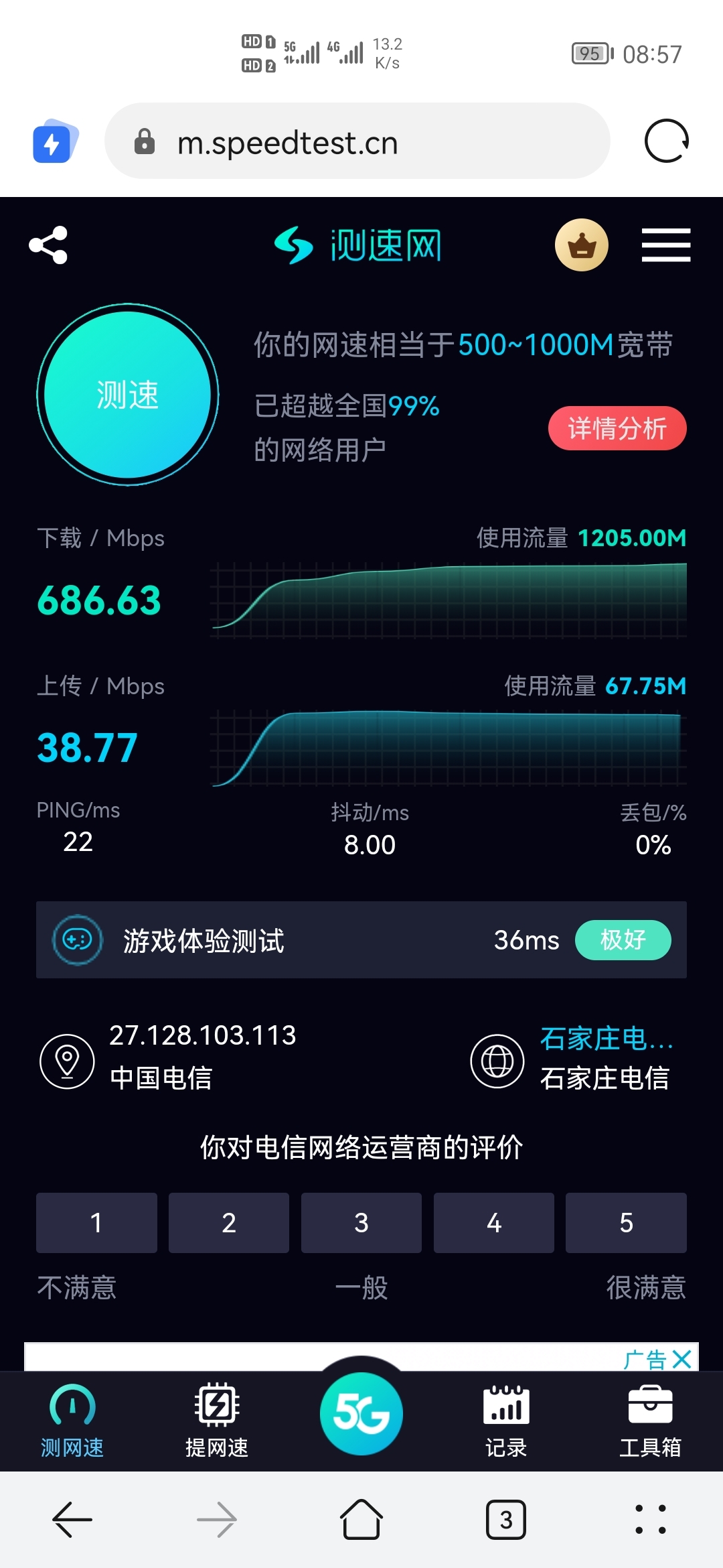 為什么200m寬帶,電視測速卻只有4m? - 樂迷社區(qū)