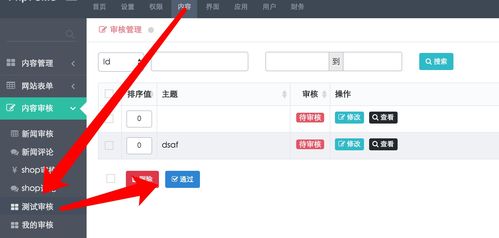 迅睿cms 網站表單管理